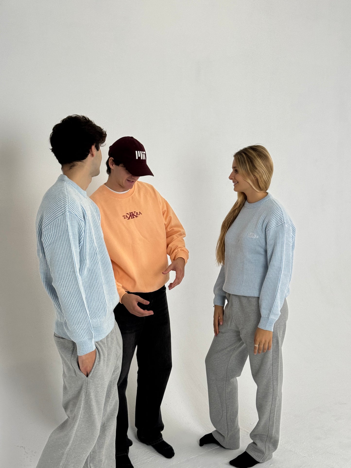 Striped Knitwear Blue