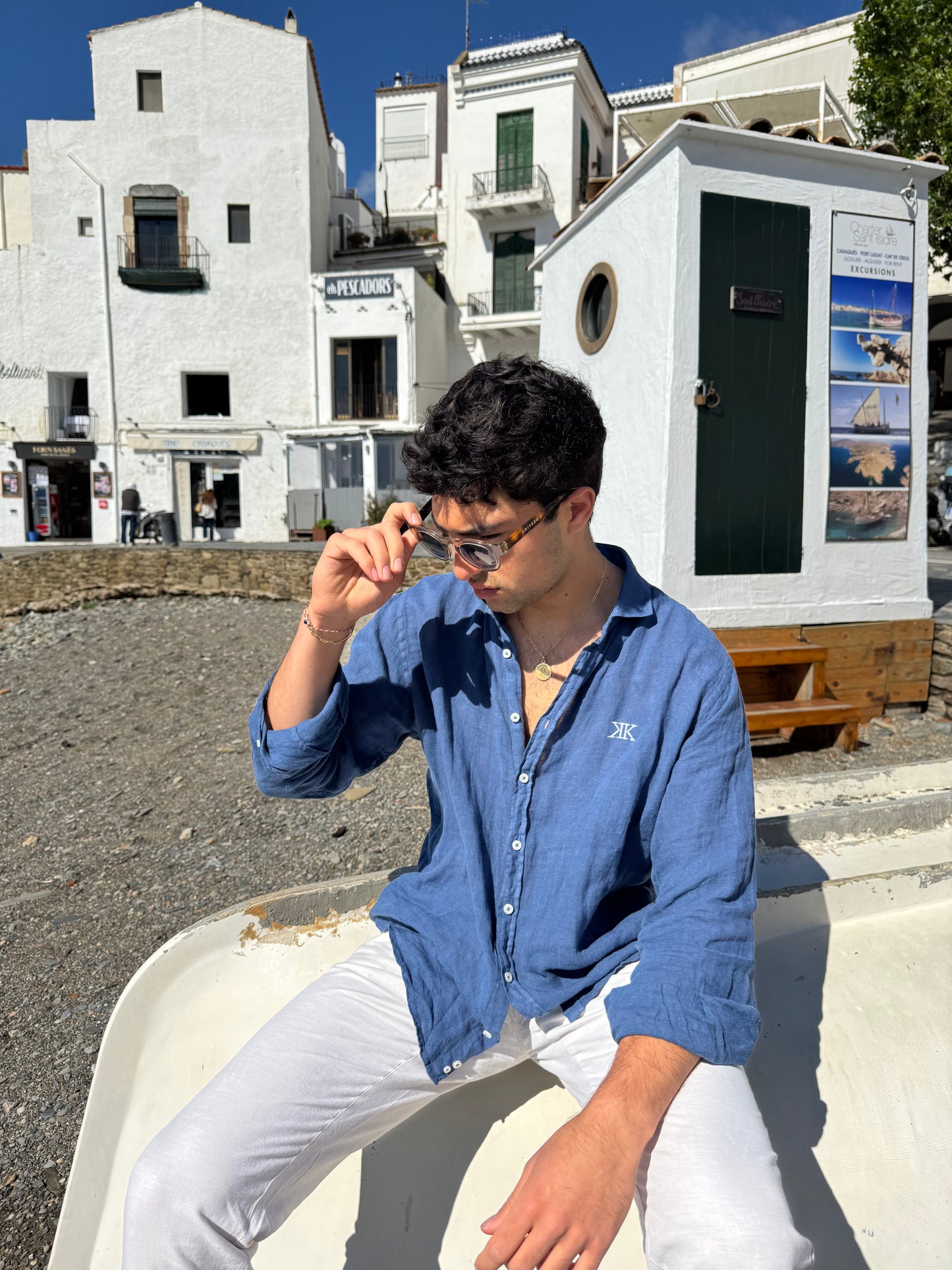 Camisa St-Tropez Navy Blue