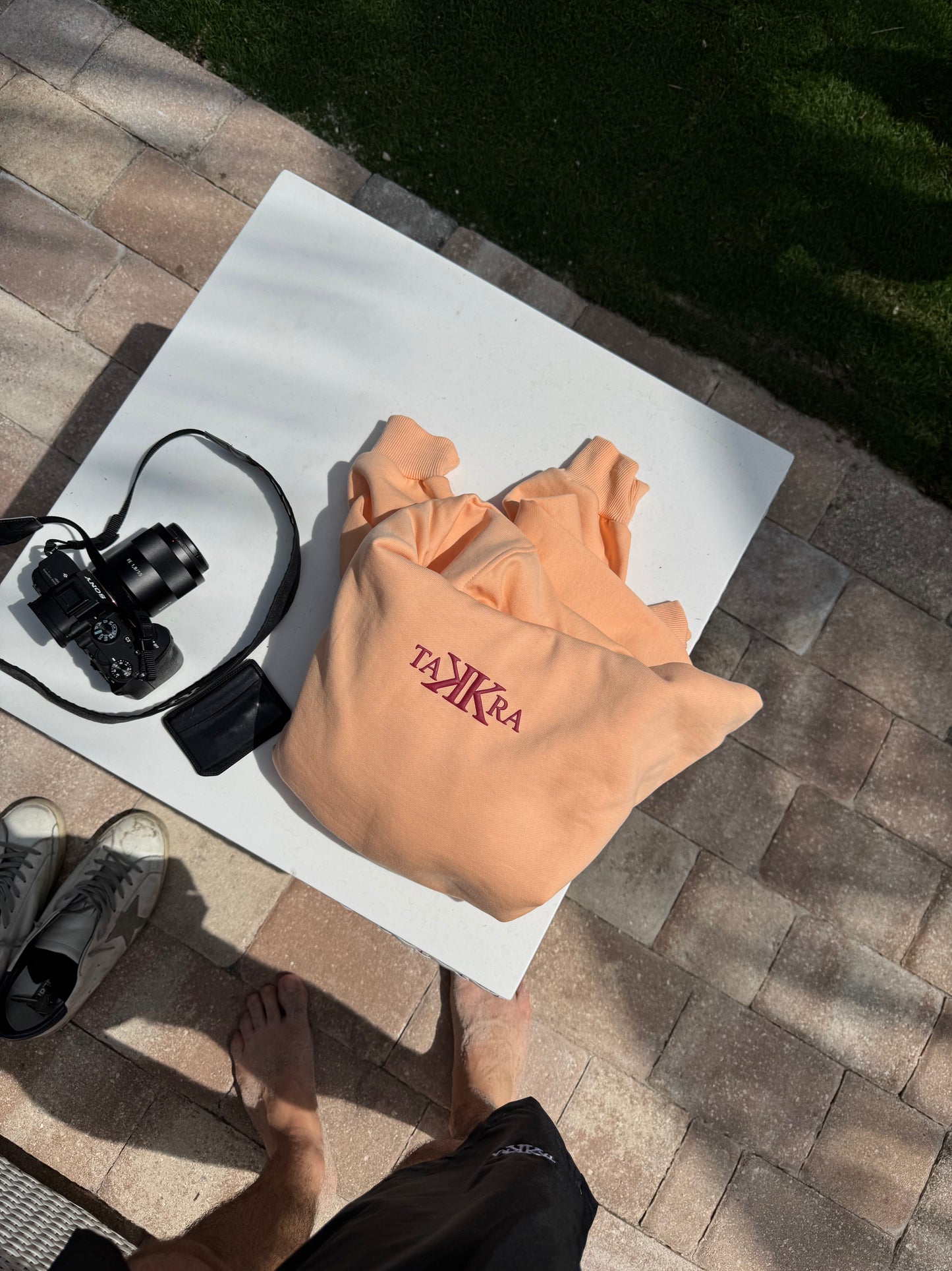 Wings Hoodie Peach Orange
