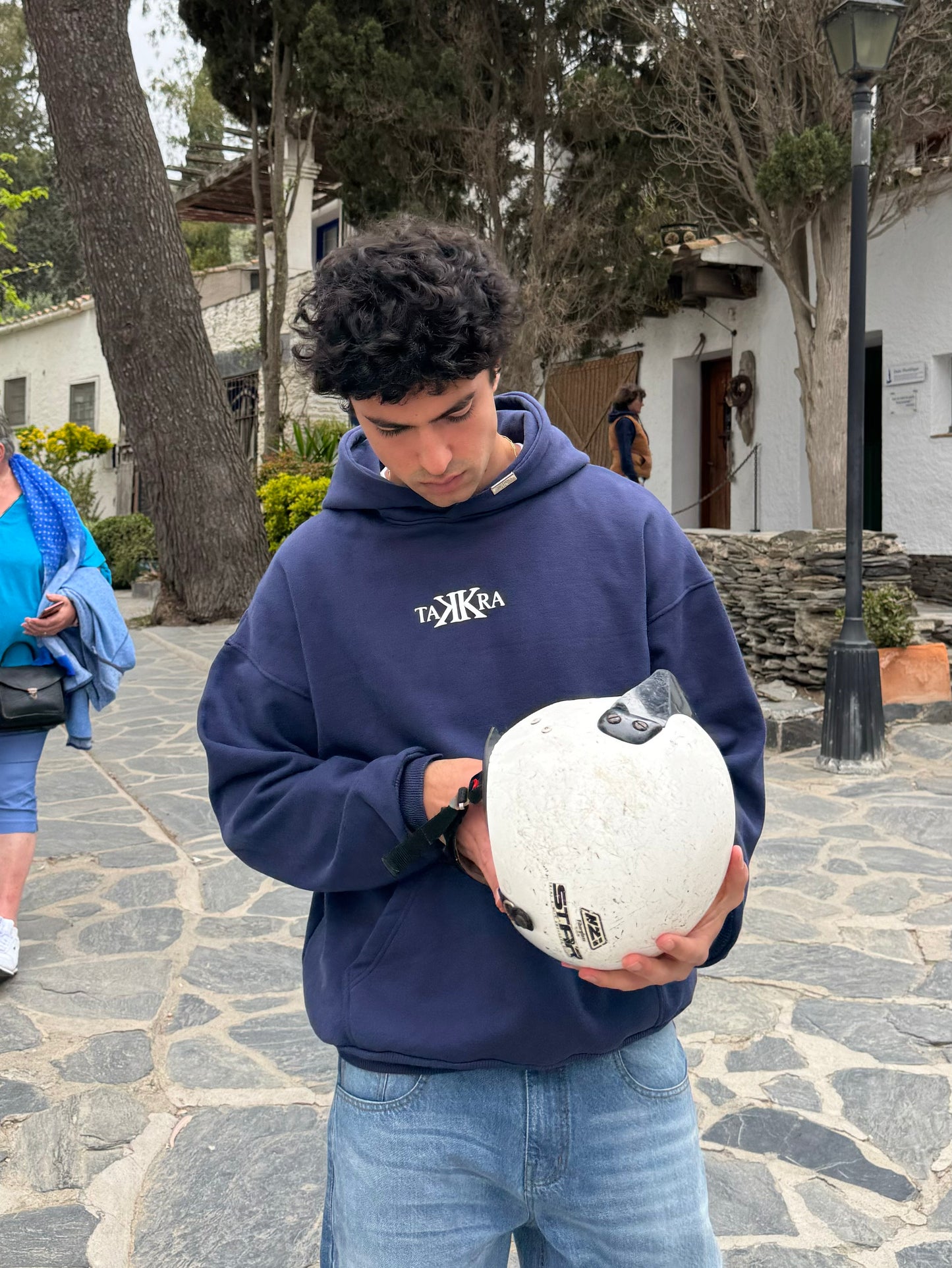 Wings Hoodie Navy Blue
