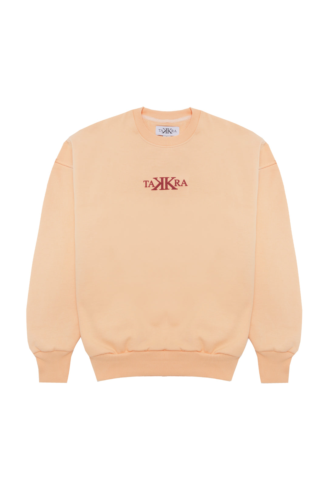 Wings Crewneck Peach Orange