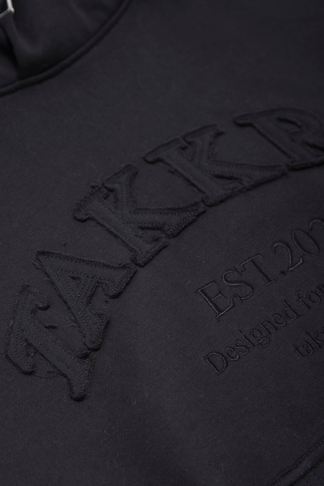 Distressed Hoodie Black