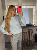 Striped Knitwear Blue