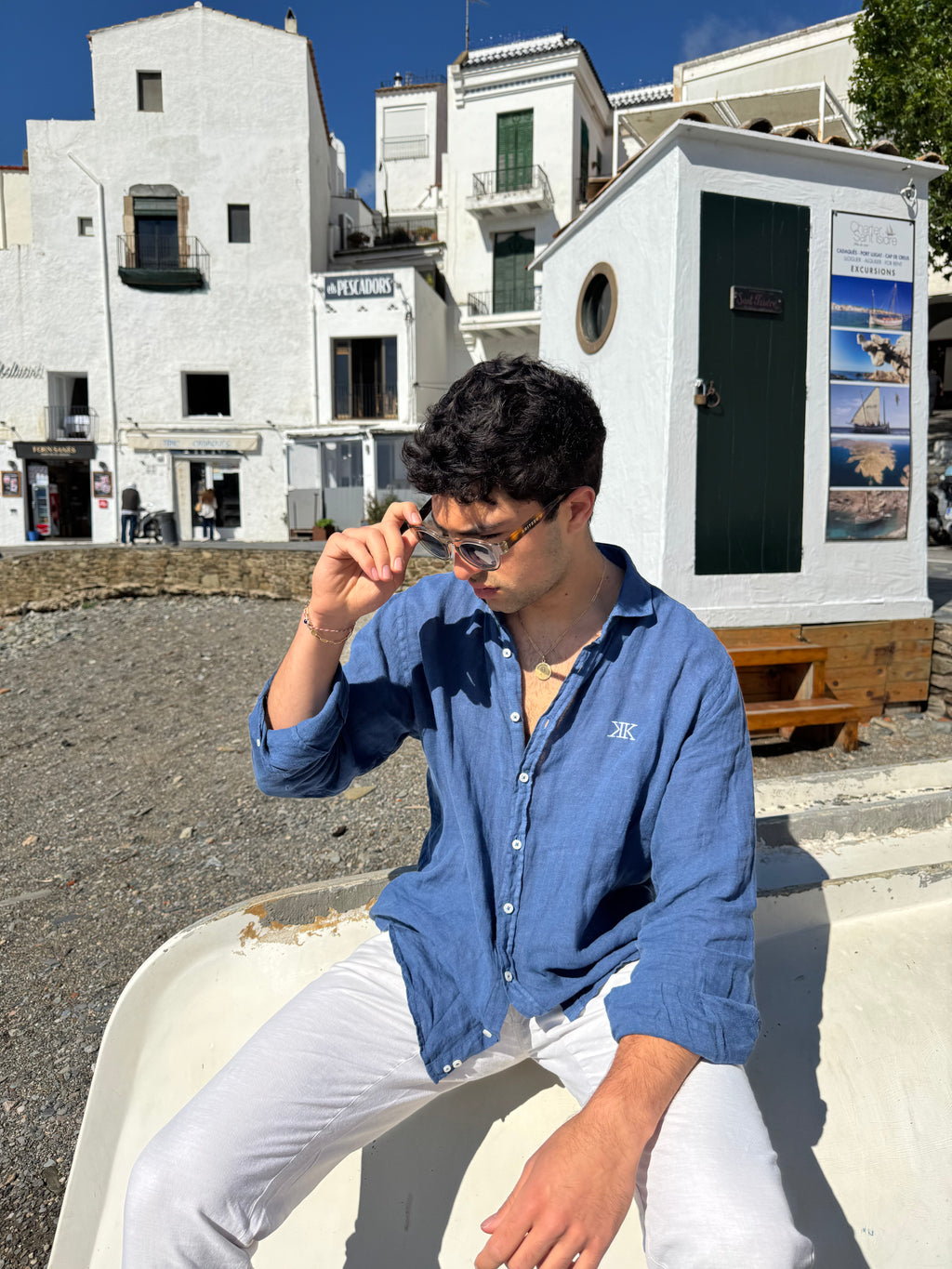 Camisa St-Tropez Navy Blue