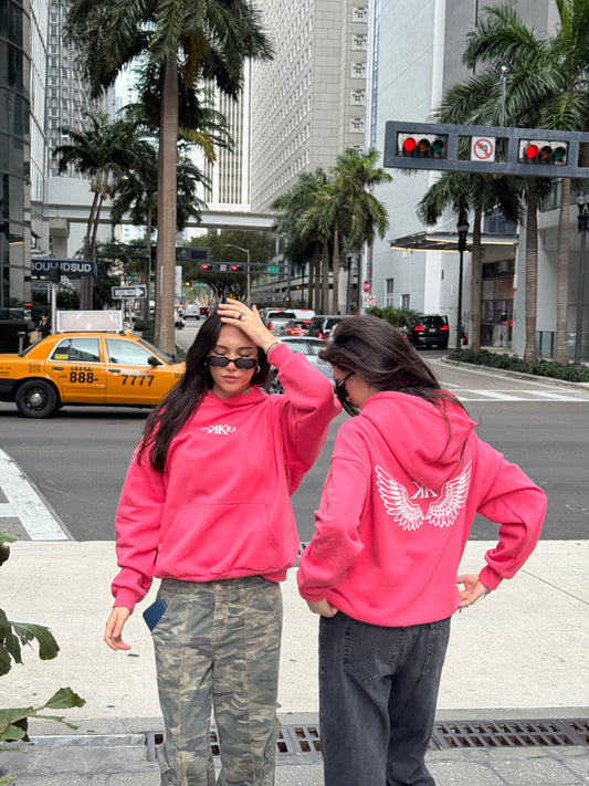 Wings Hoodie Pink