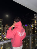 Wings Hoodie Pink