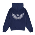 Wings Hoodie Navy Blue