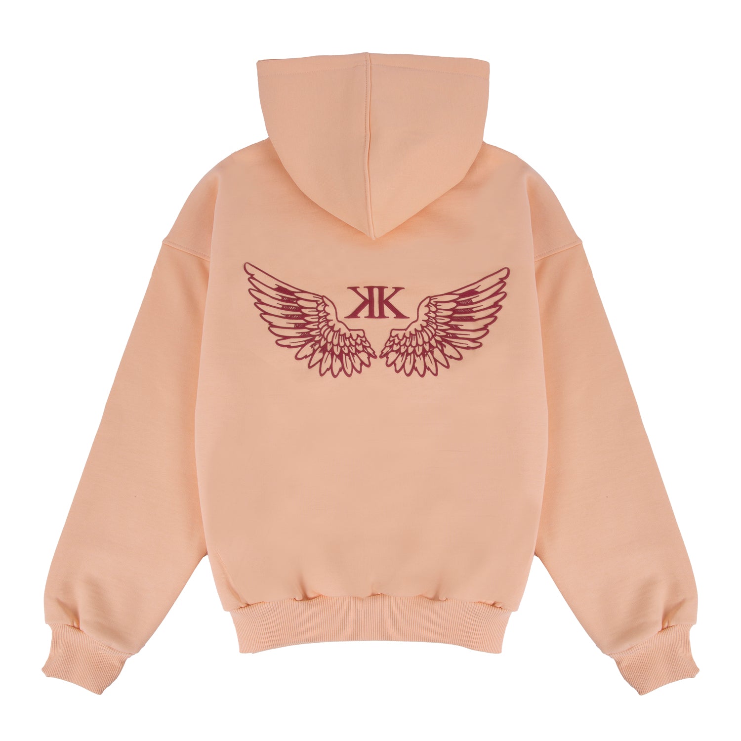 Wings Hoodie Peach Orange