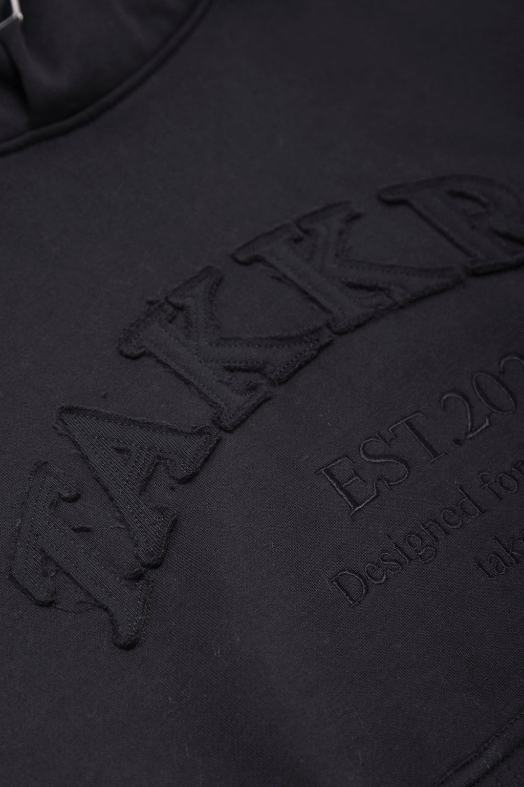 Distressed Hoodie Black